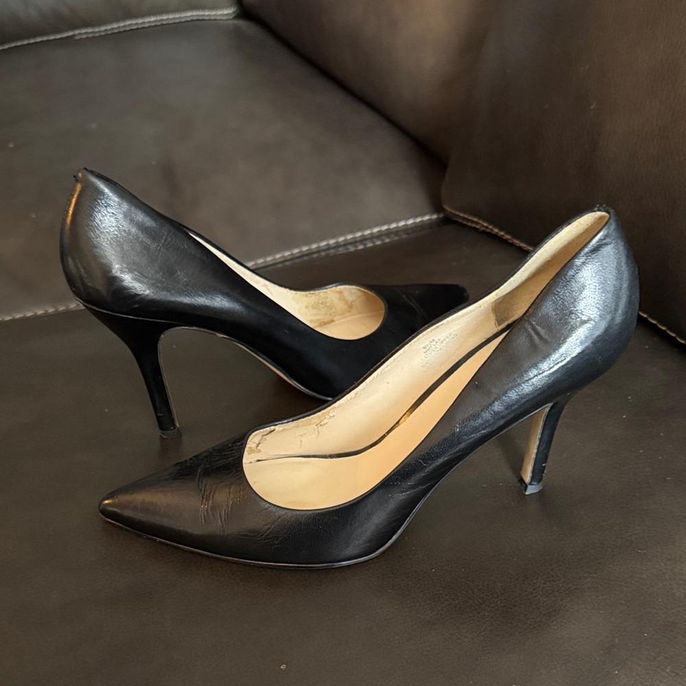Nine West Black Stiletto Heels